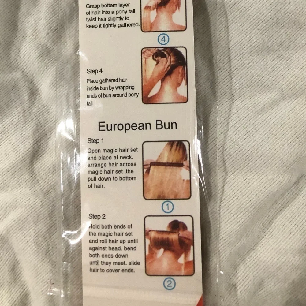 European Bun-Maker Dark Brown Color Brand New in package
